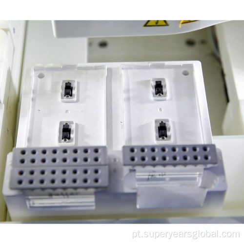 Análise de fragmento de DNA de teste forense do sequenciador de genes